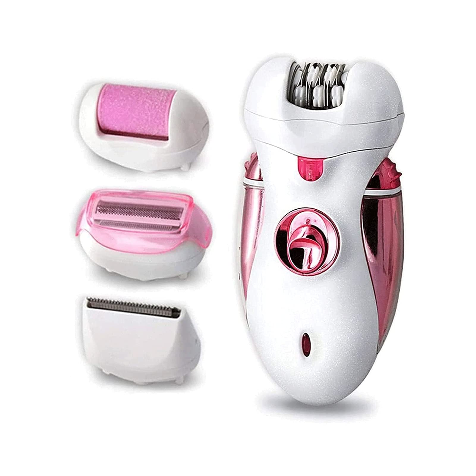 zhanghong Hair Removal Epilator for Women Rechargeable Electric Razor Shaver 4 in 1 Multi-Function Electric Razor Dry Wet