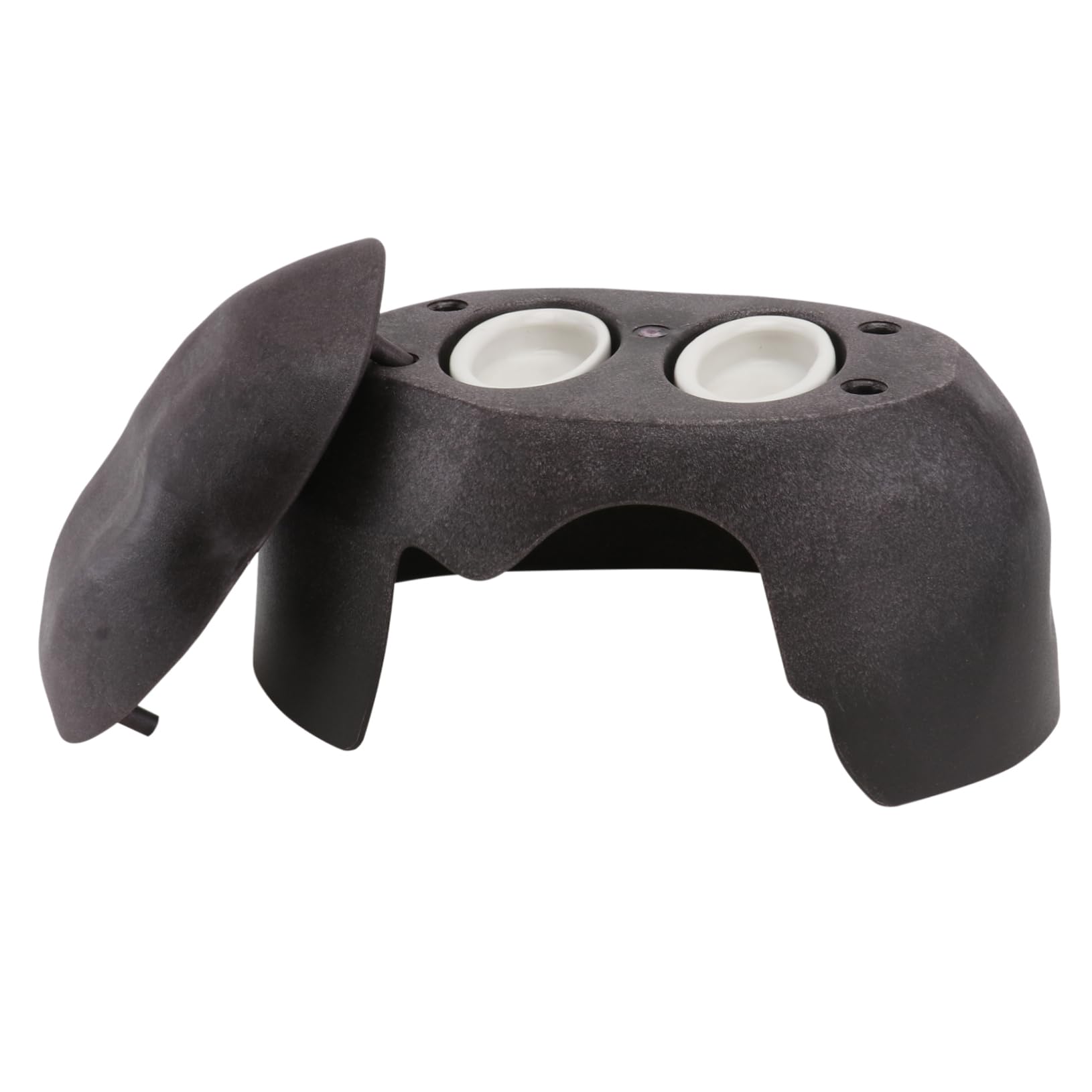 VICASKY 1PC Turtle Humidification Shelter for Reptiles Ceramic Basin Hiding Cave Habitat for Turtles Lizards and Animals for Moisture and Hiding