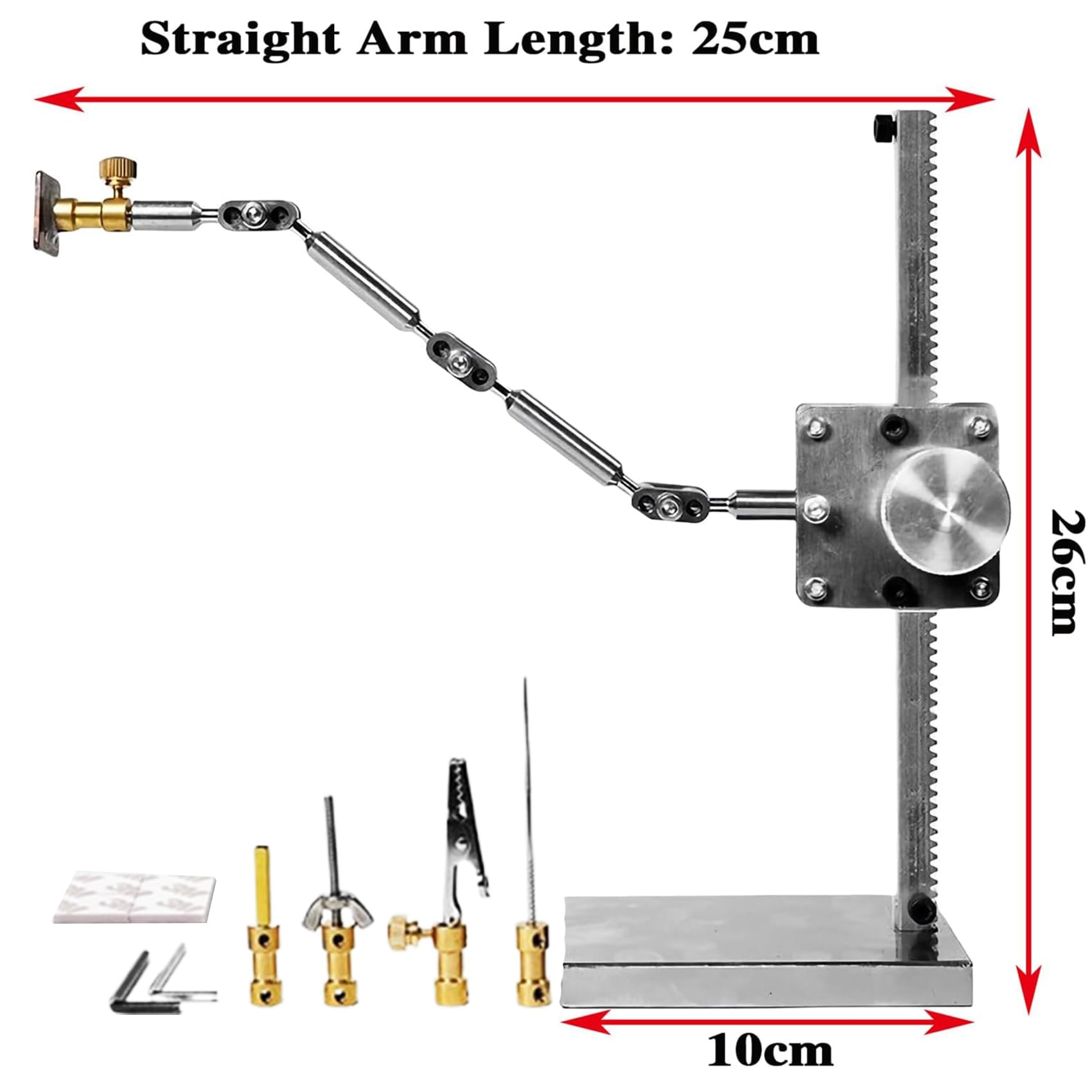 HYZHANHONG Stop Motion Animation Winder Rig System with Vertical & Horizontal Rails, Stop Motion Armature Kit for Animators, Claymation and Creative Projects,16CM