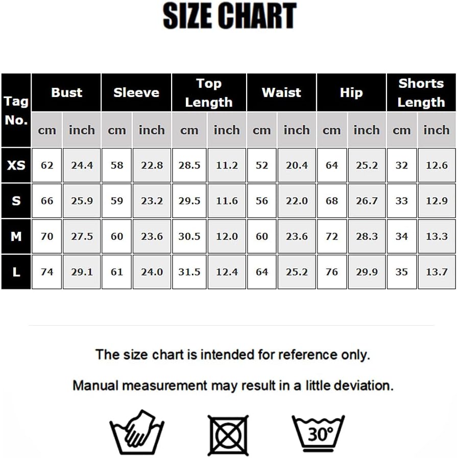 ABOCIW Workout Sets for Women 2 Piece Seamless Color Block Long Sleeve Crop Top Scrunch Butt High Waist Shorts Gym Set - Image 7