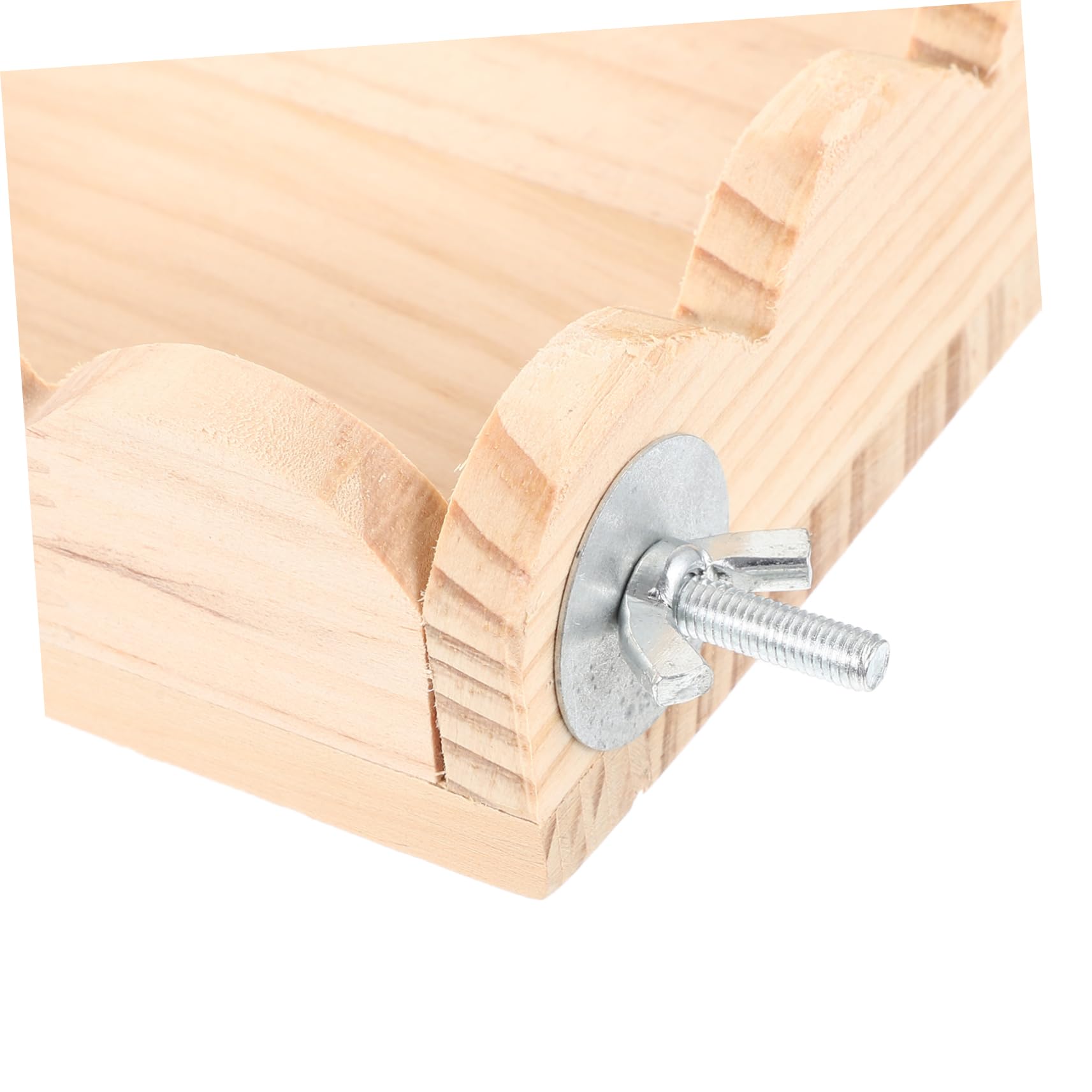 ibasenice Hamster Plattformspielzeug mit Glatten Kanten und Runder Form Inklusive Kletterleiter für Hamster Käfig als Spiel und Ruheplattform in Khaki