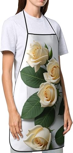 Miniatura 4 de Delantal de cocina con estampado de lobos, delantal de cocina para hombre, impermeable, con bolsillos