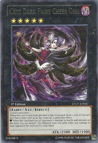 YU-GI-OH! - CXyz Dark Fairy Cheer Girl (LTGY-EN047) - Señor de la Galaxia Tachyon - Edición ilimitada - Raro
