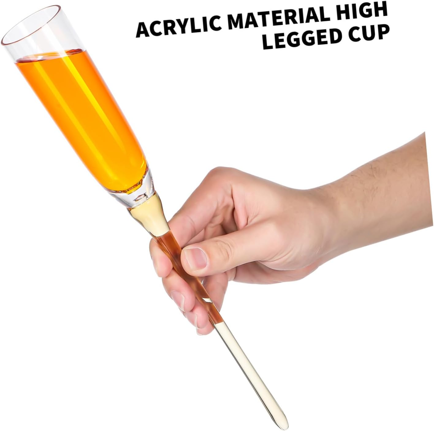 Ciieeo Stylish Acrylic Drinking Cups Glasses Goblet Design for Parties and Weddings