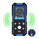 Stud Finder Wall Scanner&comma; Rechargeable Wall Stud Detector with Locating Holes&comma; LED Display and Audio Alarm Function&comma; Suitable for Wood Metal Studs&comma; AC Wires&comma; Joists and Pipes Stud Detector
