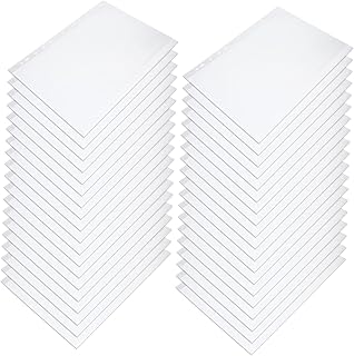 VILLCASE 100 Peças 3 Furos Transparente Fichário Manual Sacos Com Zíper Bolsos De Arquivo De Folhas Soltas Protetores De Página Para Fichário De 3 Argolas Documento De Trabalho Fichário