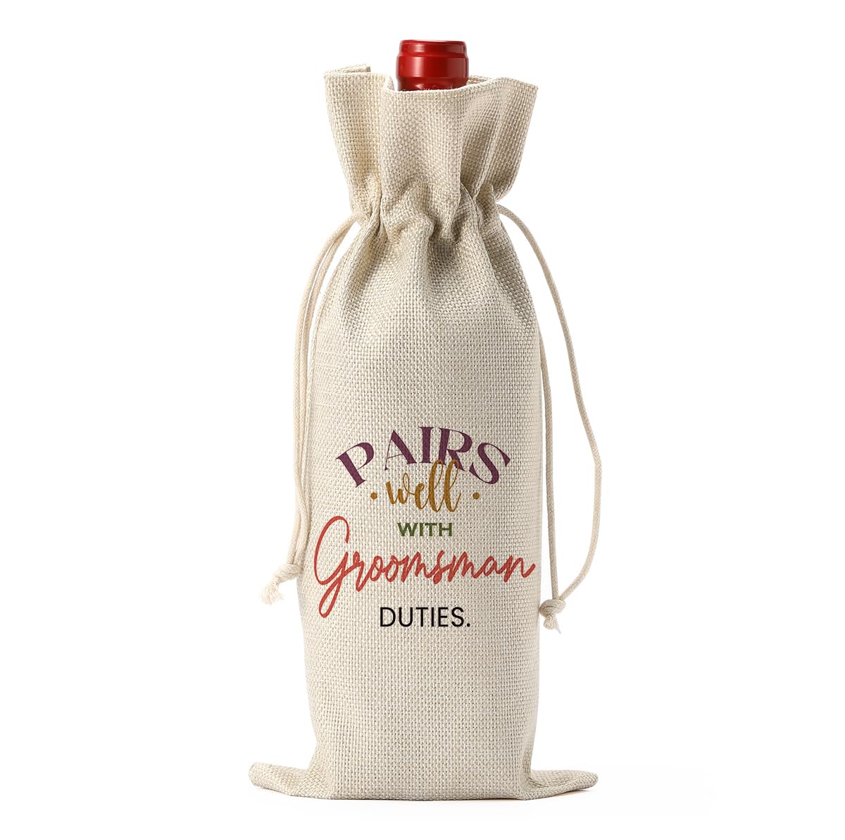 Groomsmen Proposal Gift, Groomsmen Wine Bag, Best Man Proposal Gifts