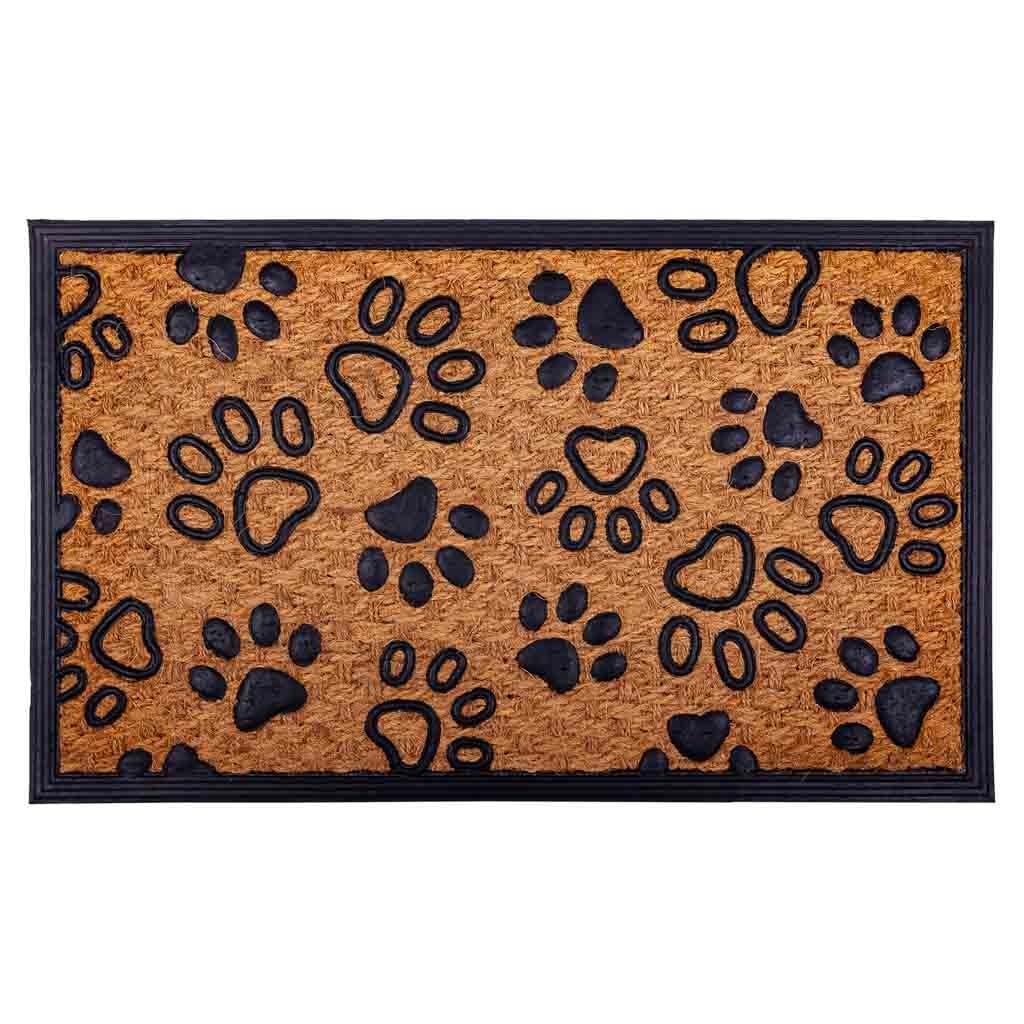 WANDERLUST DECO Felpudo de Goma y Fibra Natural 45x75