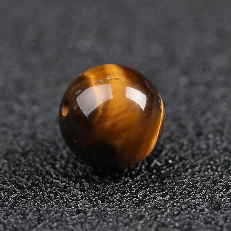 10 szt. 6-12 mm naturalne koraliki z kamienia tygrysie oko, okrągłe kryształowe, półszlachetny kamień, luźne koraliki do produkcji biżuterii, bransoletka, naszyjnik, rękodzieło DIY