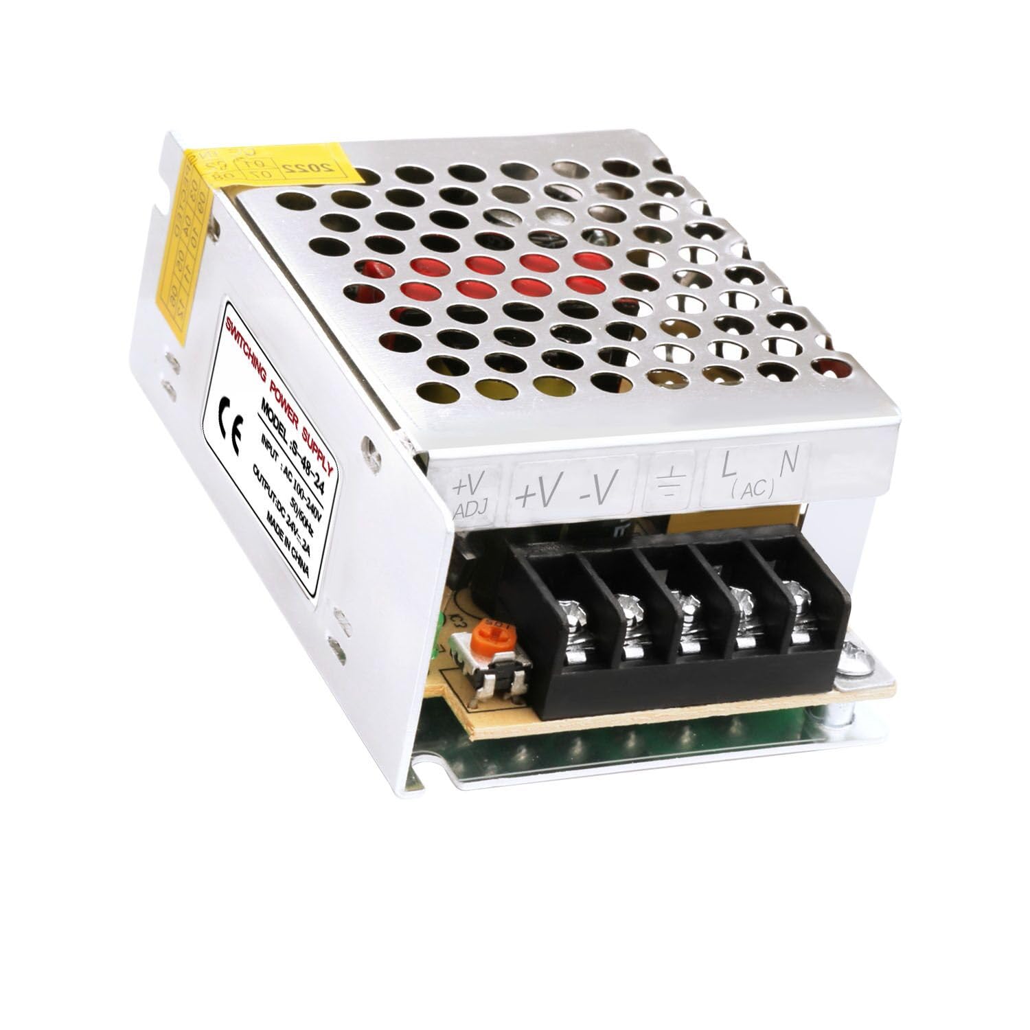 Amazon.co.jp: スイッチング電源 AC DC24V コンバーター 安定化電源 2