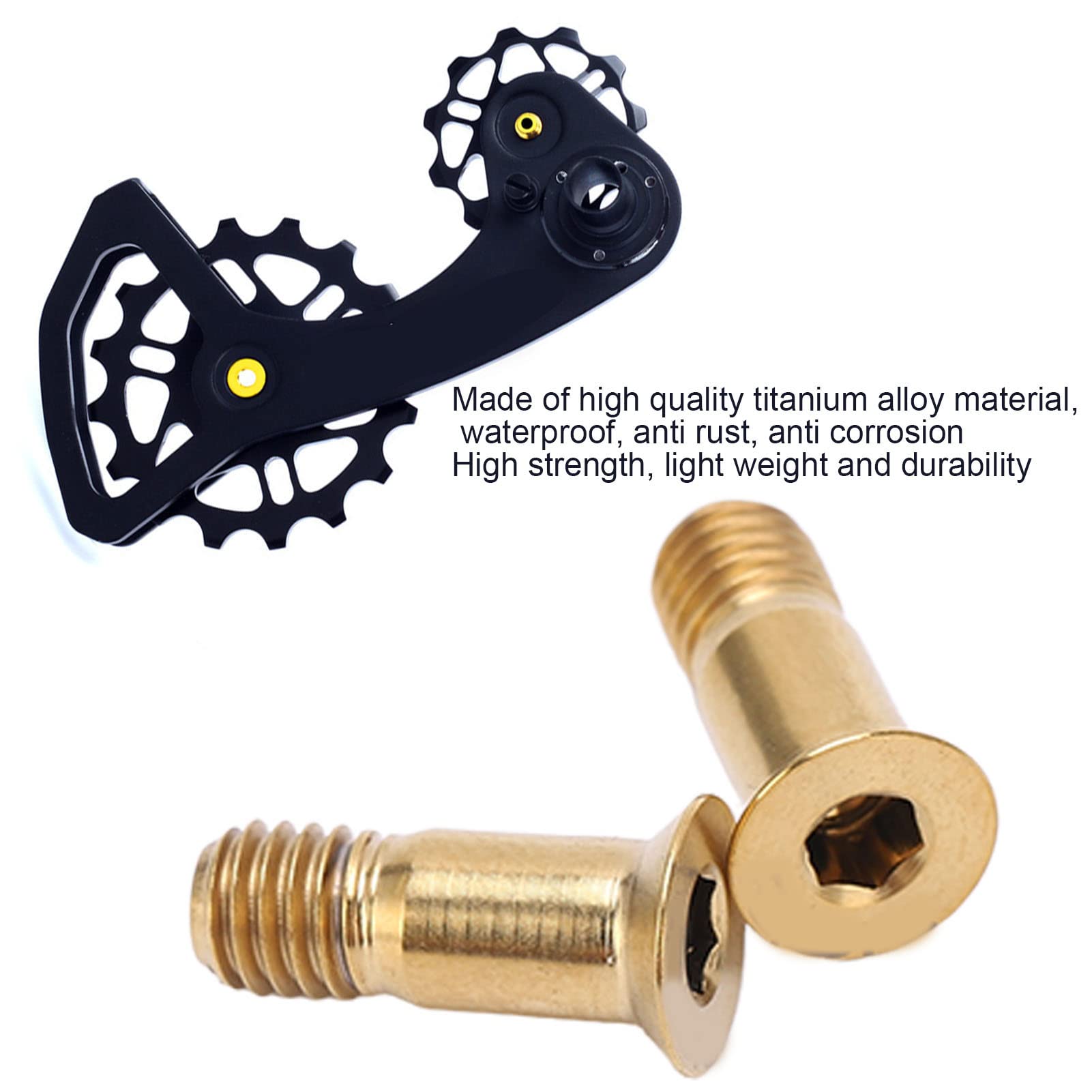 Pernos De Polea De Rueda De Dviador Trasero Para Bicicleta De Montaña