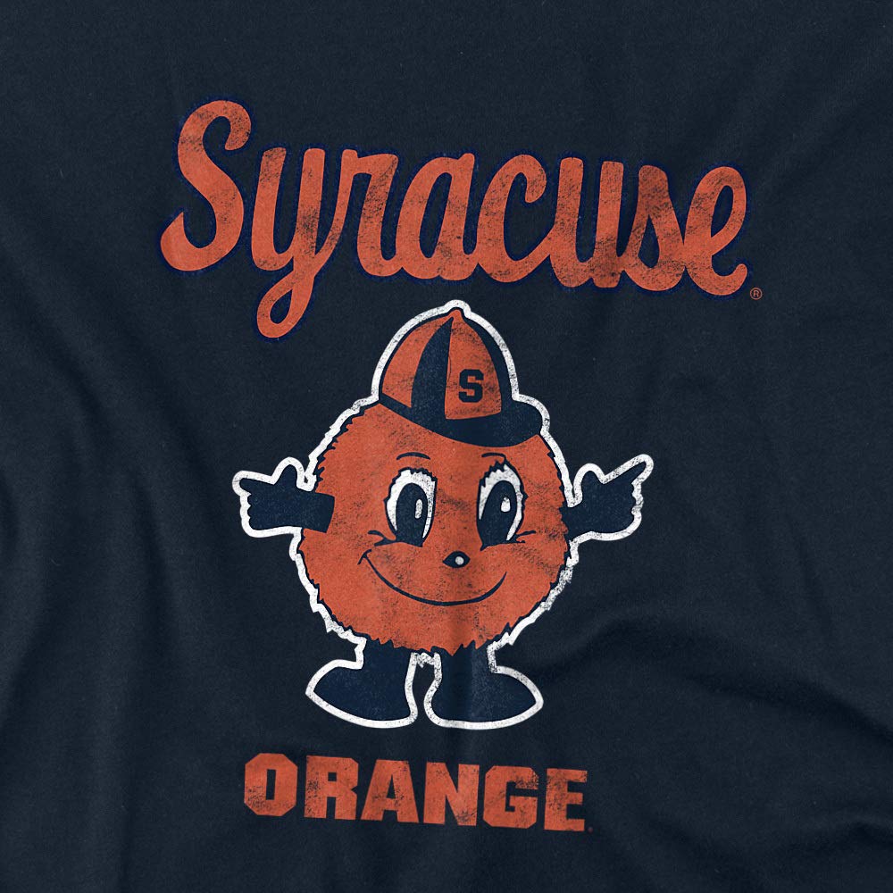 Syracuse University Official Otis Unisex Adult T-Shirt, Navy, Large