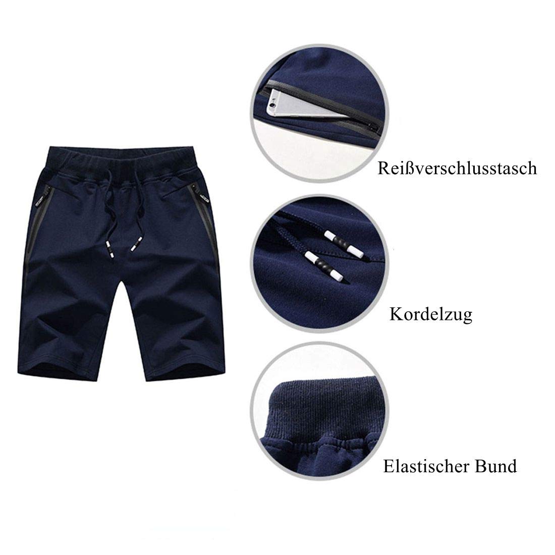 Tansozer Pantaloncini Uomo Sportivi