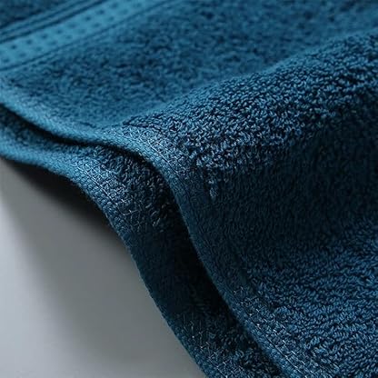 Baumwollhandtücher, großes und dickes Badetuch, 150 x 80 cm, Handtuch 70 x 40 cm, quadratisches Handtuch 34 x 34 cm, Badezimmer-Handtuch-Set – Bild 5