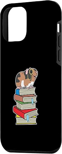 Miniatura 2 de iPhone 12 mini Bookworm Guinea Pig Hamster Capybara Guinea Pig Lover Case
