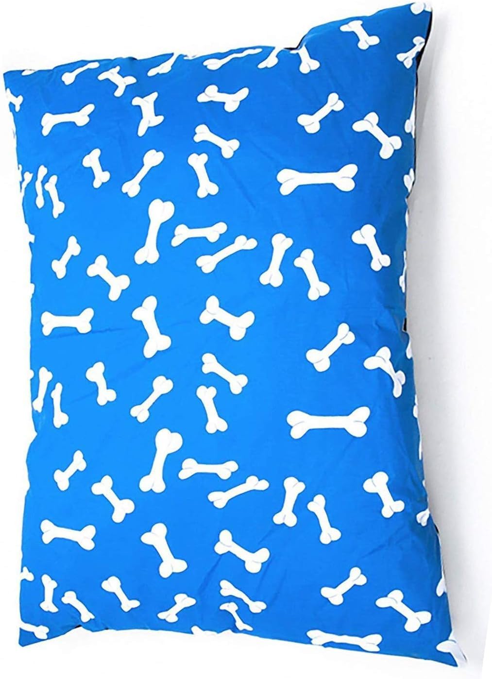 Haani Luxury Dog Bed Cushion with Removable Washable Cover – Comfortable Support for Pets (BLUE BONE, X LARGE)