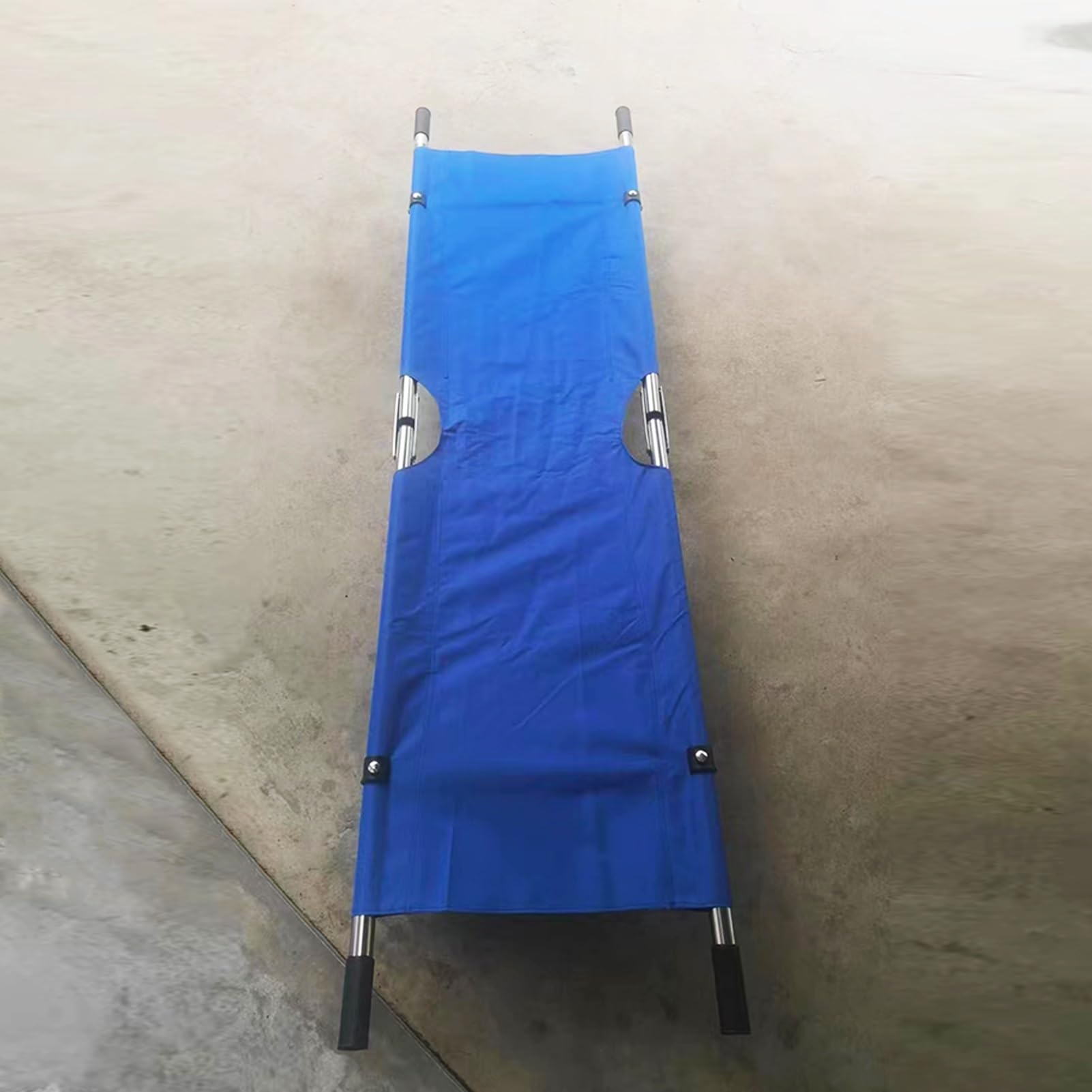 Civière Médicale Pliante, Brancard Portative en Acier Inoxydable, Bleue d'urgence Brancard, Panneau de Transfert du Patient Polyvalente, pour Le Sauvetage en Cas D'accident