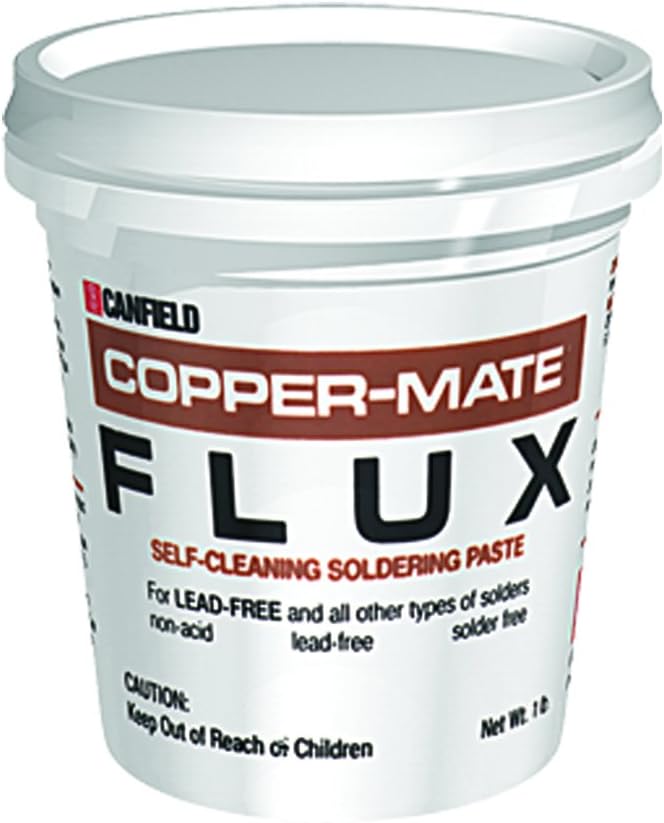 CM1 Copper Mate Flux, White, 1 lb