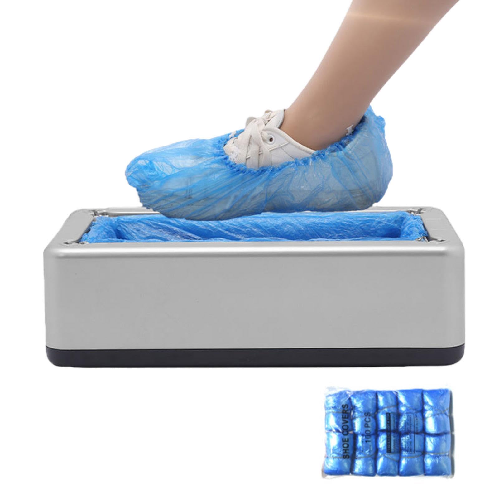 Copriscarpe usa e getta - copriscarpe | Set automatico con 100 copriscarpe, sistema di copriscarpe portatile, copriscarpe antiscivolo, antipolvere, per la casa, 15,8 | di copriscarpe portatile, copriscarpe antiscivolo, antipolvere, per la casa, 15,8