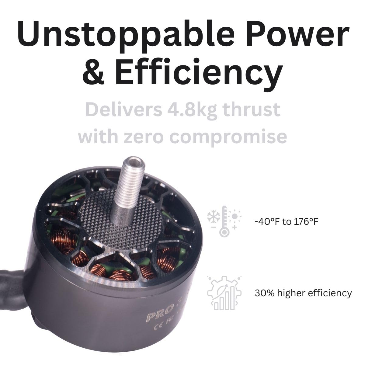 4Pcs Pro 3115-900kv Brushless Motor 4,6,8s per 8-10 pollici Long Range Drone Parts, FPV Multicopter Drone, Racing Power, RC Airplane 4-8s Motore elettrico, 4,8 kg di spinta per Quadcopter, Hexcopter