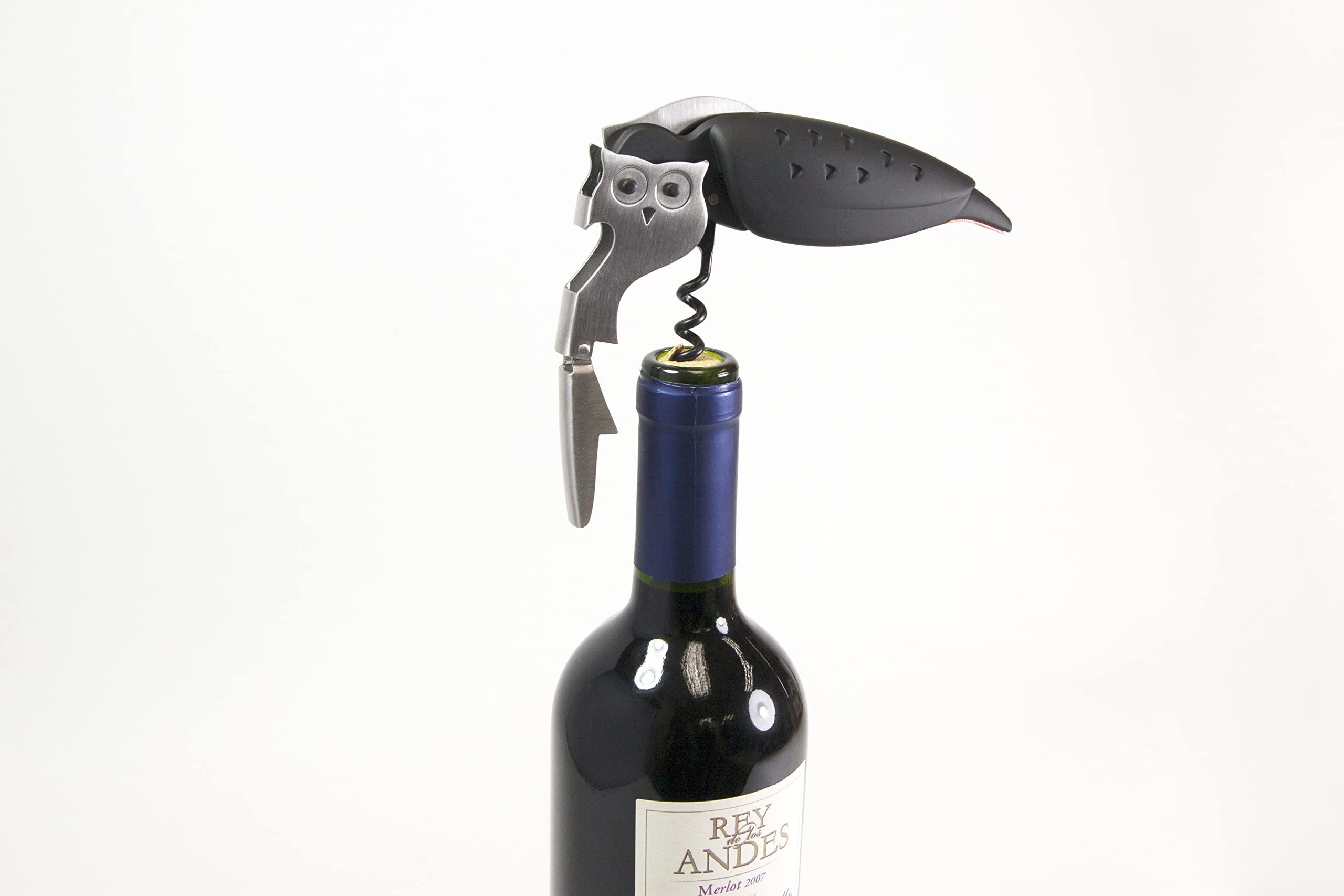 Gadget Cuisine Déco Tire-Bouchon Requin Winkee - Ouvre-Bouteille Élégant Avec Couteau Cadeau Amateur Vin Gadget Cuisine Déco Tire-Bouchon Requin Winkee - Ouvre-Bouteille Élégant Avec Couteau Cadeau Amateur Vin