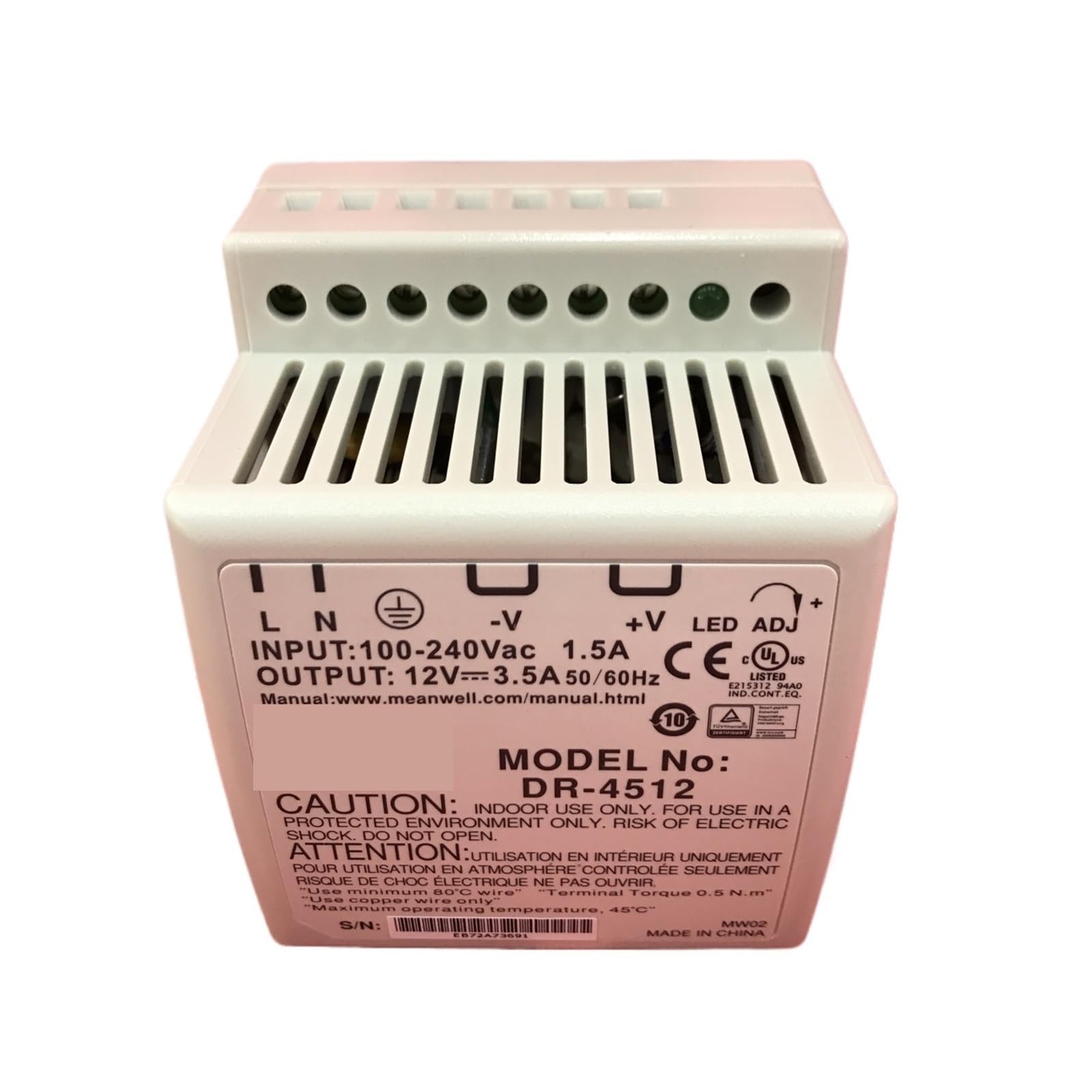 Alimentation à découpage DR-4512