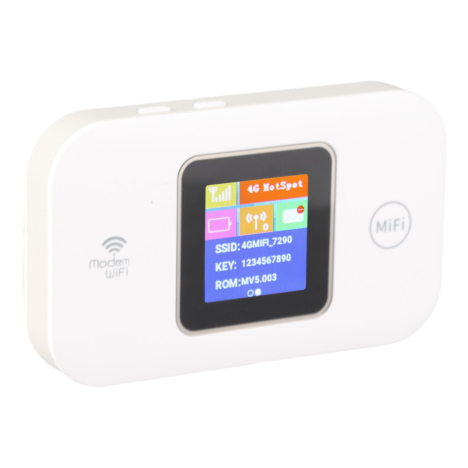 Point D'accès WiFi Mobile, Routeur WiFi Portable, Dispositif de Point D'accès WiFi avec Emplacement pour Carte SIM, Prise en Charge de 10 Utilisateurs, 150 Mbps, Batterie 3000 MAh