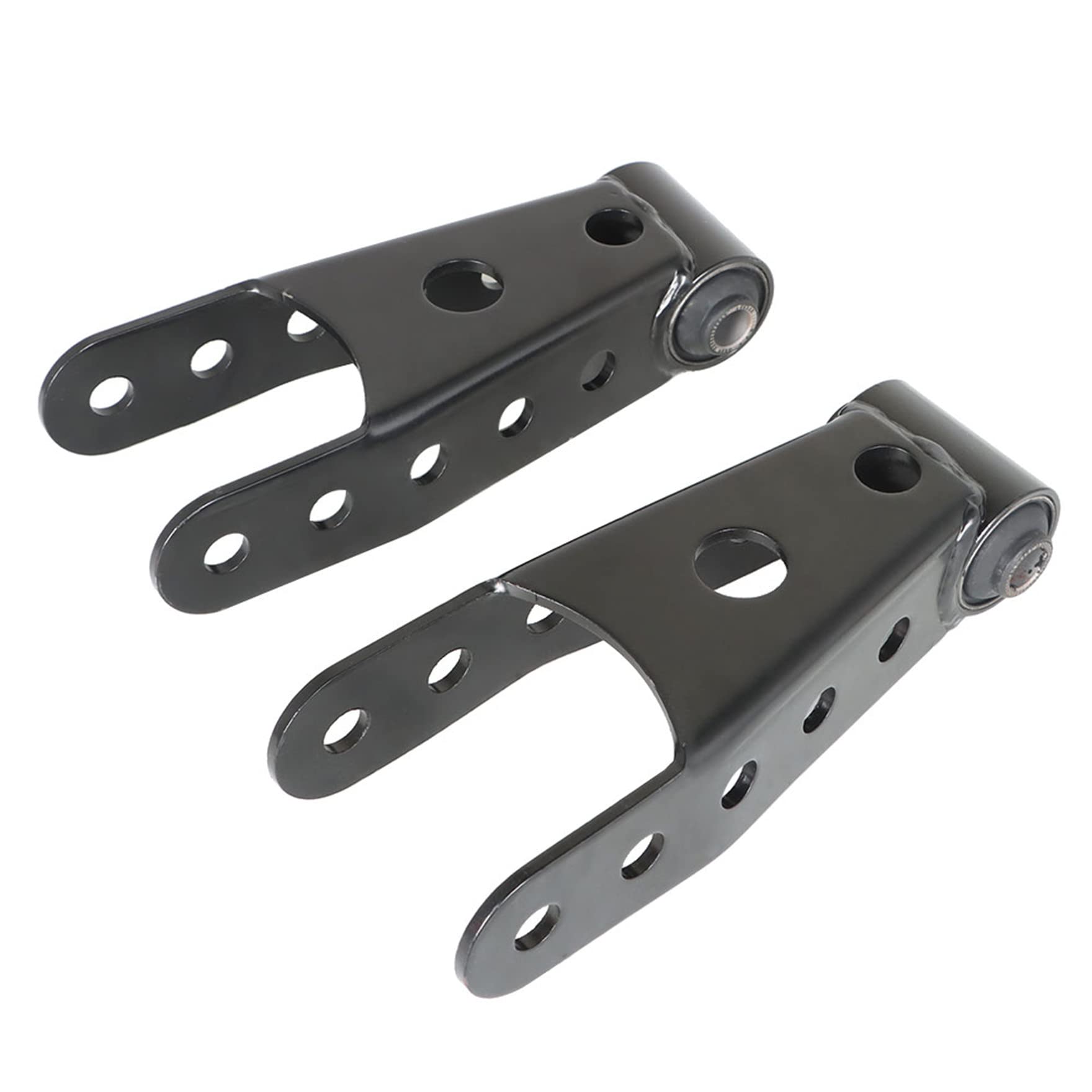 waltyotur 2PCS Black Belltech 6400 Lowering Shackle Rear Kit Replacement for Chevy Ford and GMC