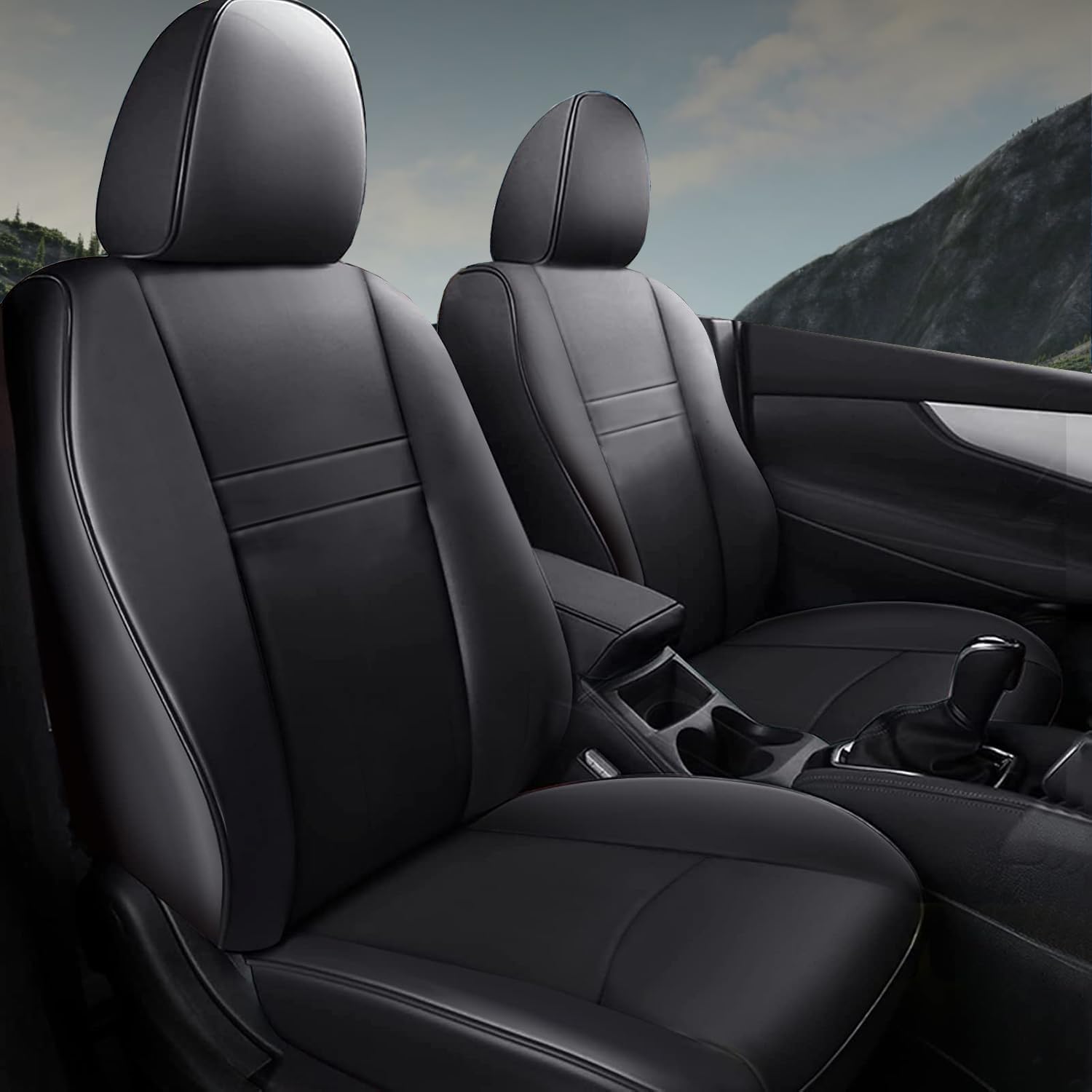 AOMSAZTO Custom Fit Seat Cover for Nissan Rogue Regular 2014-2020