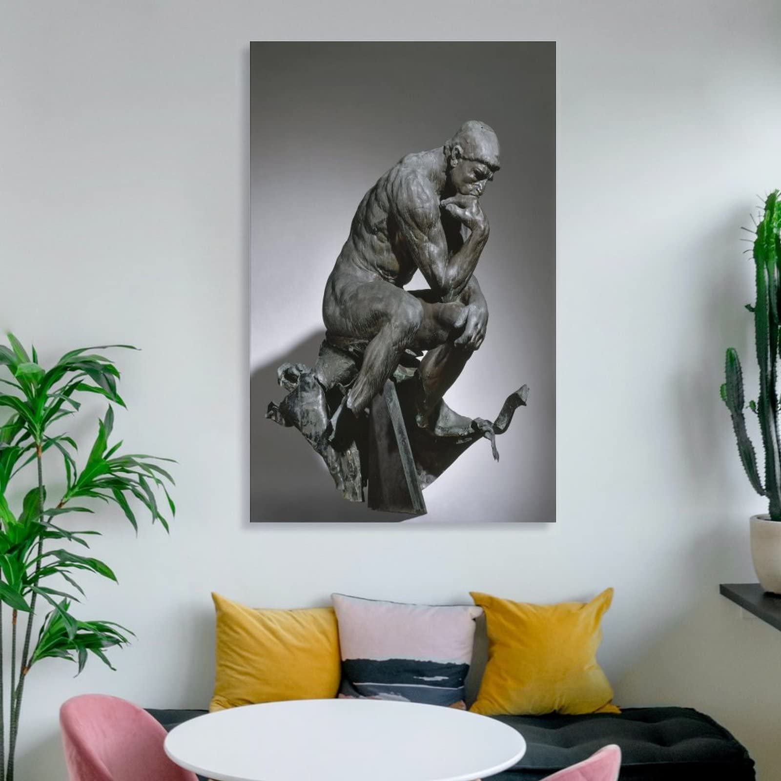 Amazon.com: Auguste Rodin - The Thinker, 1880-1881. Poster