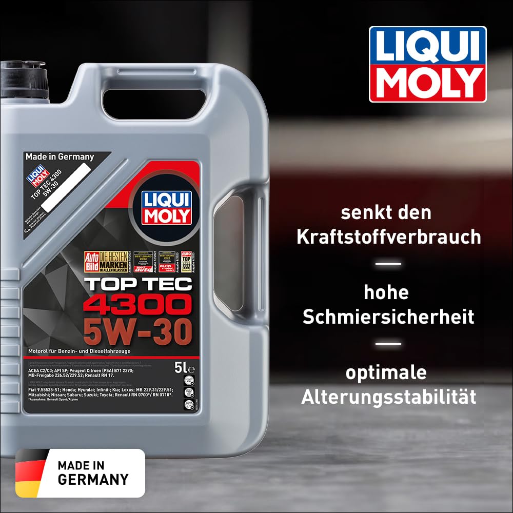LIQUI MOLY 3741 Top Tec 4300 5W-30 5 l