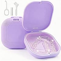 Vista 10 de Retainer Case with Vent Holes, Aligner Case for Invisalign, Portable Aligner Kit, Removable Silicone Liner, Orthodontic Storage Box Secure Magnetic