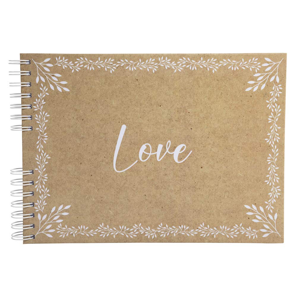 Exacompta 16234E Premium Fotoalbum Kraft – Spiralbindung, braun, 50 Seiten