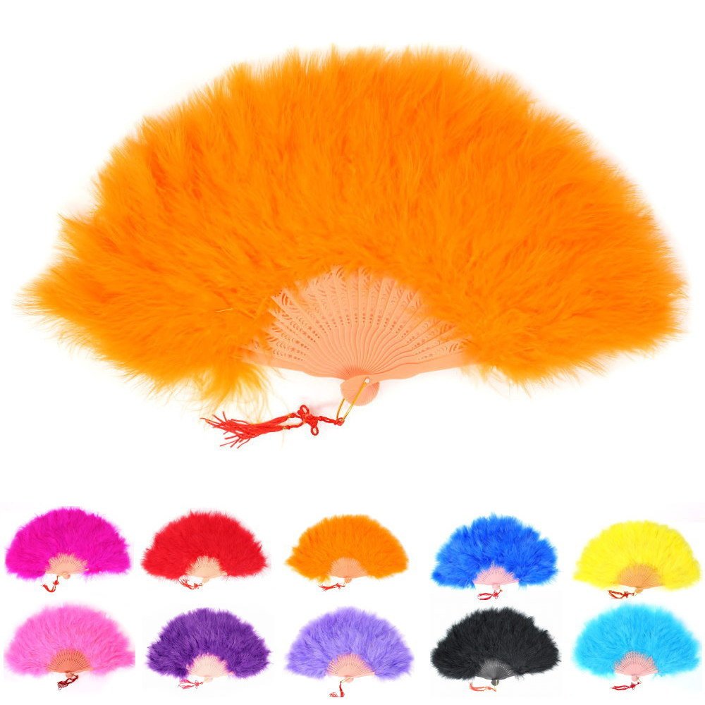 Amazon.co.jp: 180度展開 大きい バブリー ジュリアナ 扇子 ファー