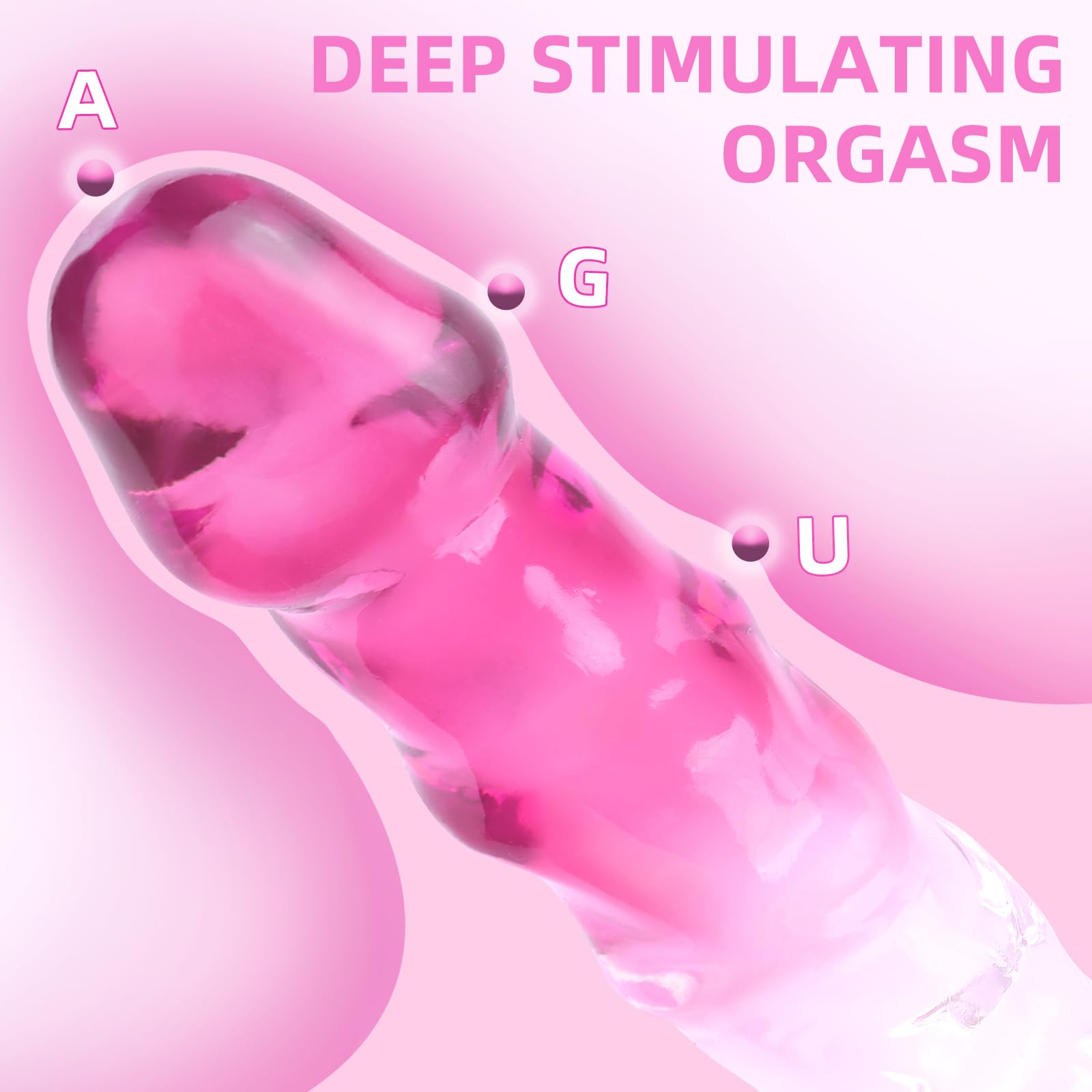 7in Suction Textured Dildo