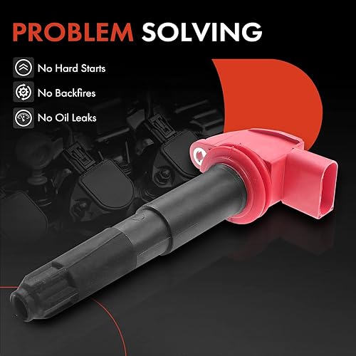 Miniatura 7 de A-Premium Paquete de bobinas de encendido del motor compatible con Porsche Cayenne 2008-2018, Panamera 2010-2016, 3.6L 4.8L DOHC