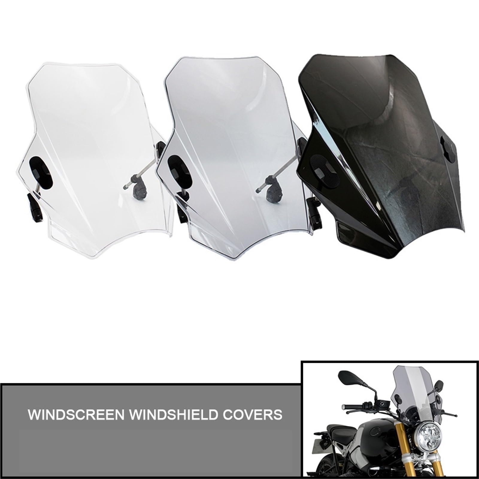 Przednia szyba motocyklowa Pasuje do BMW RNINET Pure