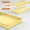 Funda para Samsung Galaxy S26 de silicona líquida gel amarilla | Forro de microfibra, a prueba de golpes, protectora antirayaduras, fácil de limpiar, elegante, delgada, ajuste slim, tacto suave, cubierta de goma 6.3inch 2026 3