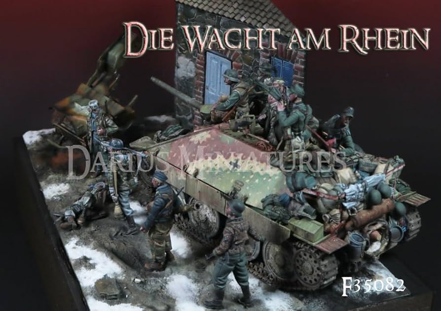 Amazon | ダリウスミニチュア 1/35 WW2 ドイツ 「ラインの守り