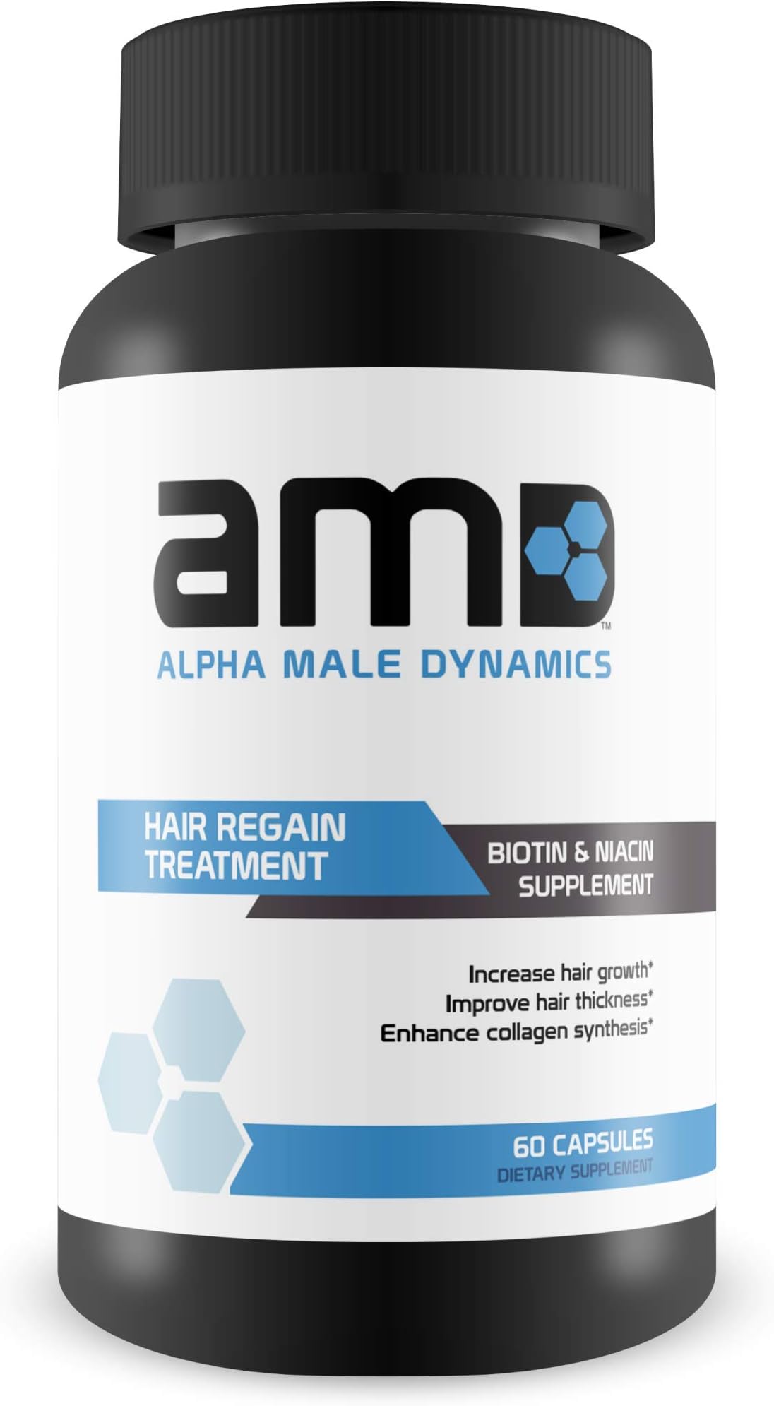Biotin- Promotes Stronger, Longer, Hair-Healthier Skin- Ultimate Nail Strength- Hair Regain Formula- Provides Intensive Nourishment