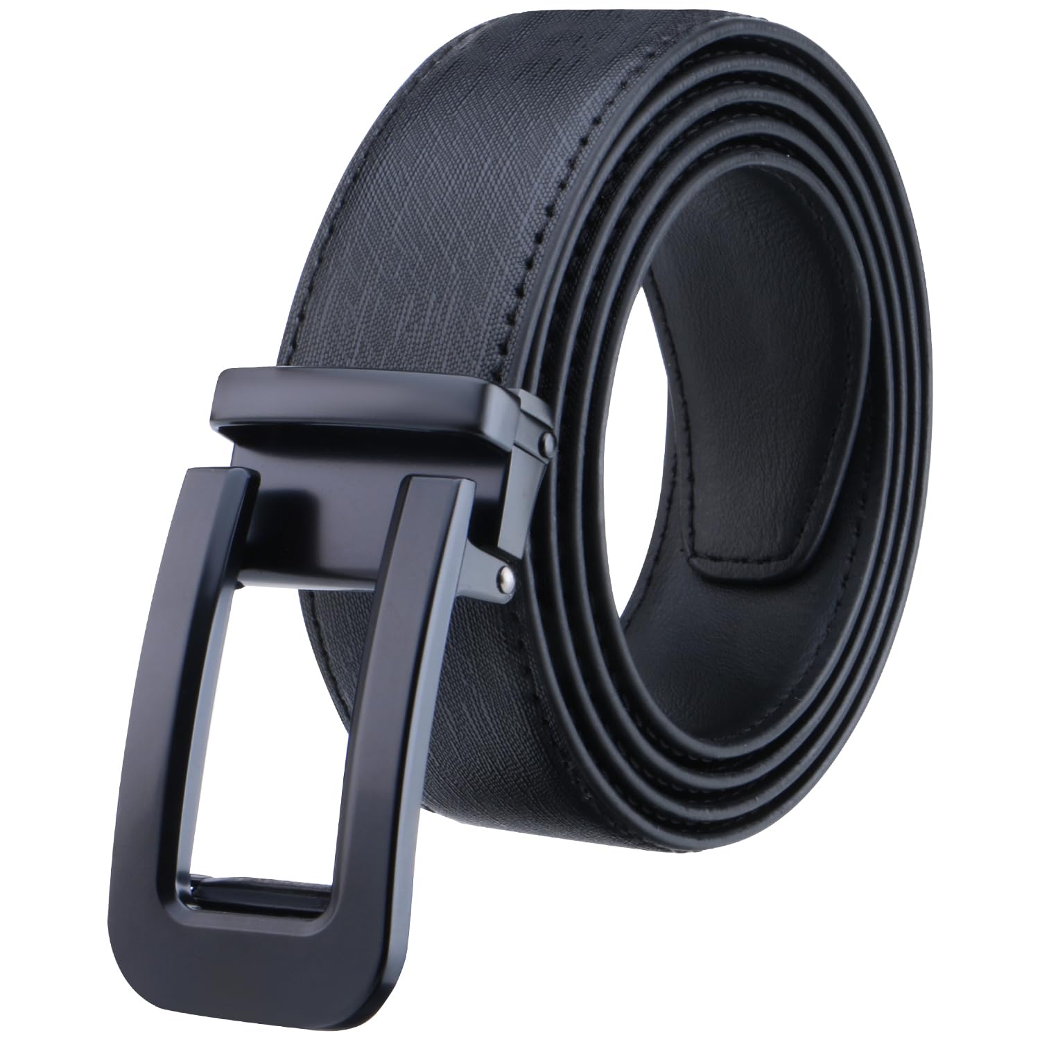 Men's PU Leather Auto-lock Belt