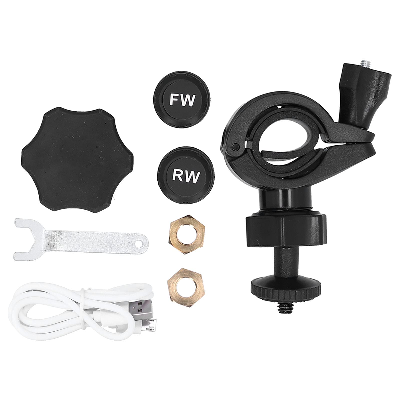Motorrad Tpms mit 2 Wasserdichten Ip67 Sensoren Usb Ladegerät inklusive Präzise Reifendruck und Temperaturüberwachung Für Motorräder Kompatibel