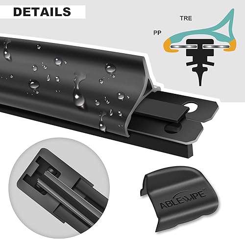Miniatura 8 de Baldosas para limpiaparabrisas de 20 pulgadas, n. 22J18 (1 pieza)