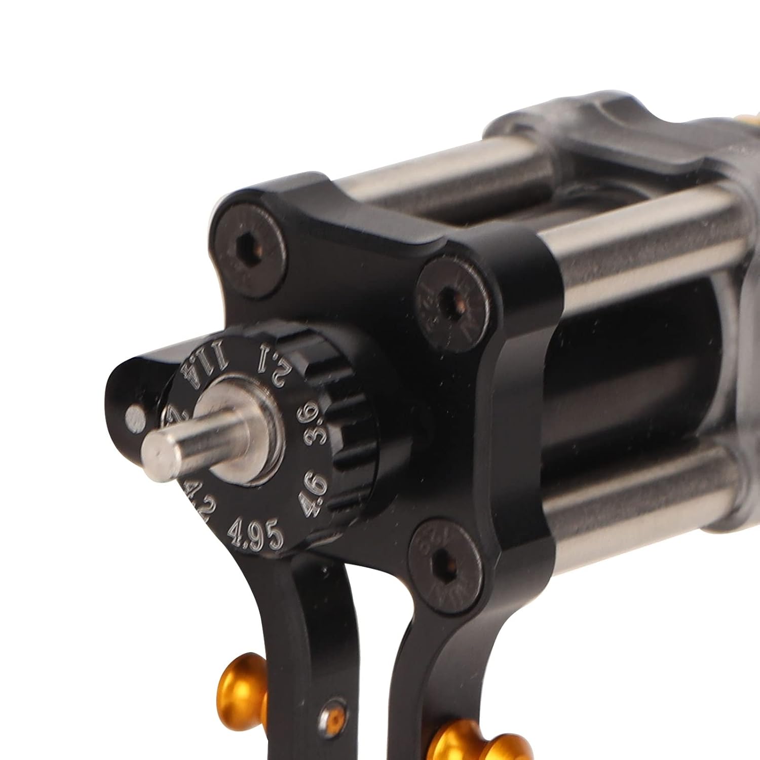 Tattoo Motor Machine Ergonomic Space Aluminum Tattoo Machine Tattoo Salon for Tattoo Artists Black
