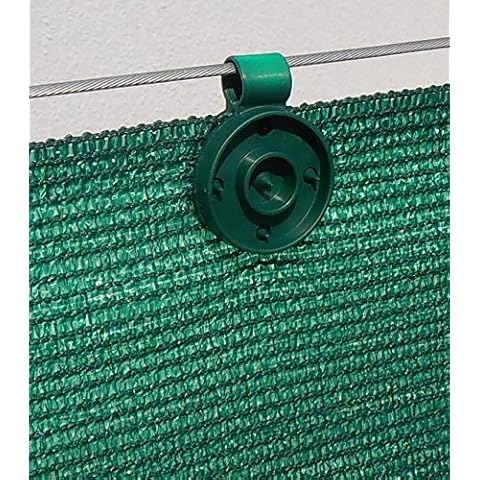 Clips de fijación para lona separadora con protección antirrayos UV Cover