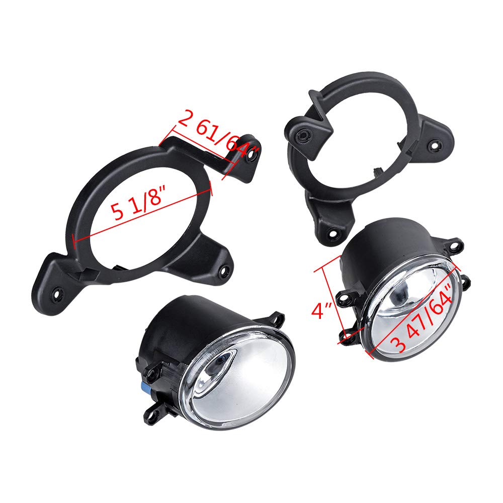 Feux De Brouillard De Rechange Pour Toyota Matrix 2003-2008