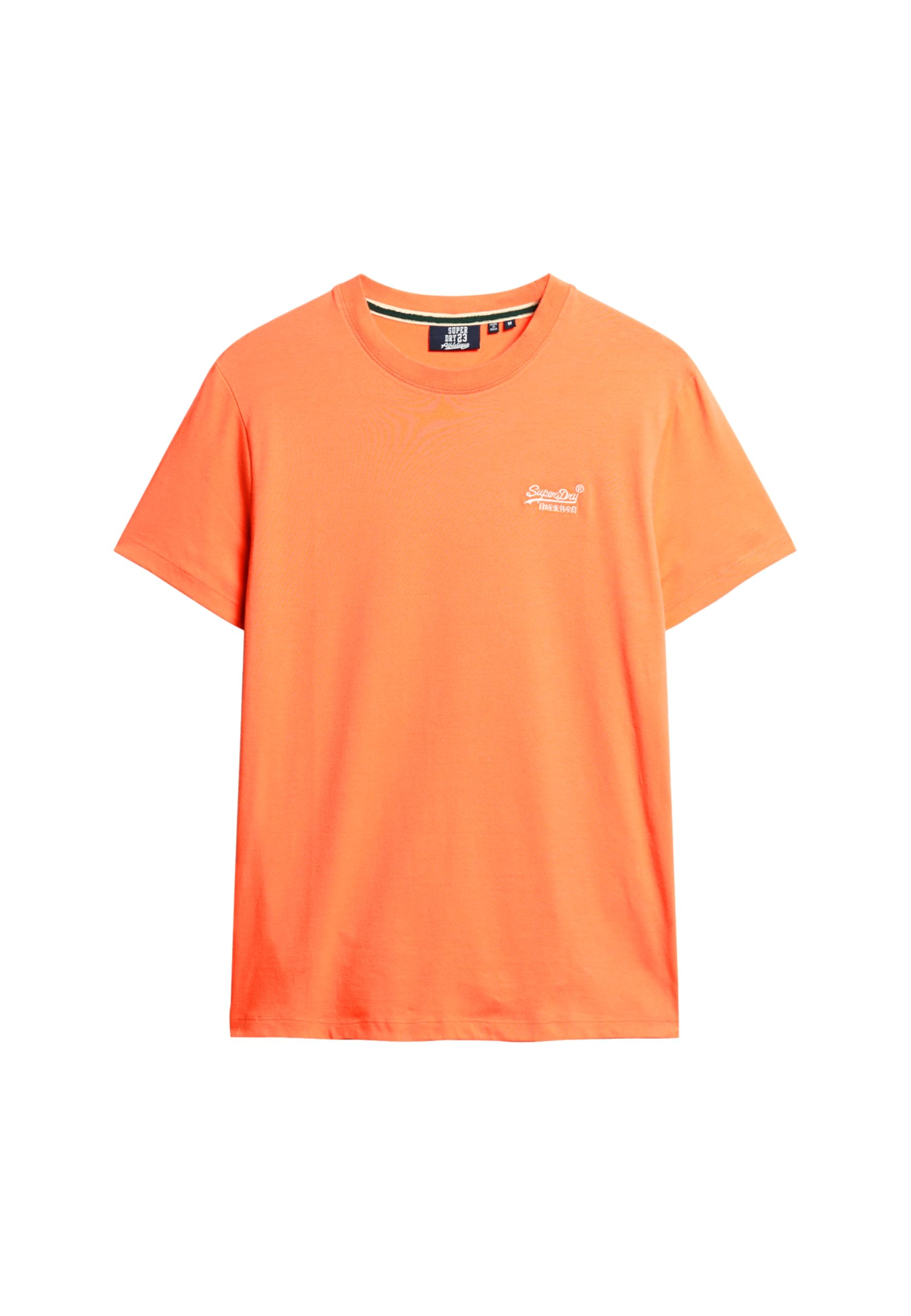 Superdry Essential Logo Embroidered T-Shirt - Bright Orange