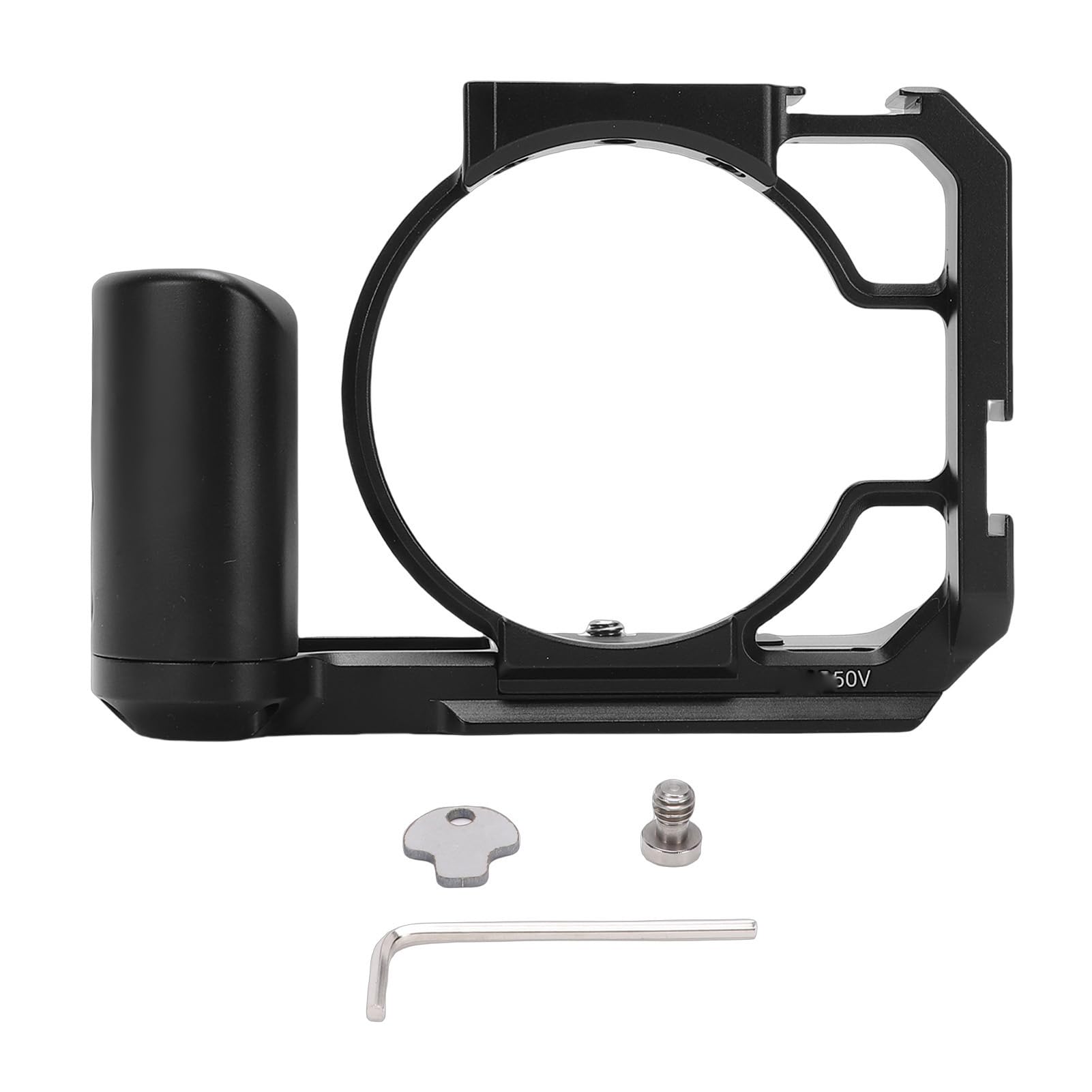GOWENIC Gabbia per Fotocamera a Sgancio Rapido R50V |Impianto Video in Alluminio con Slitta Fredda 1/4 3/8 Fori per Viti per Telaio Protettivo Treppiede Stabilizzatore