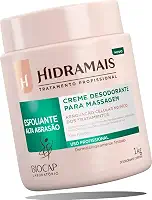 Creme Esfoliante Corporal Profissional Hidramais - Alta Abrasão, 1kg - Pele Renovada e Suave