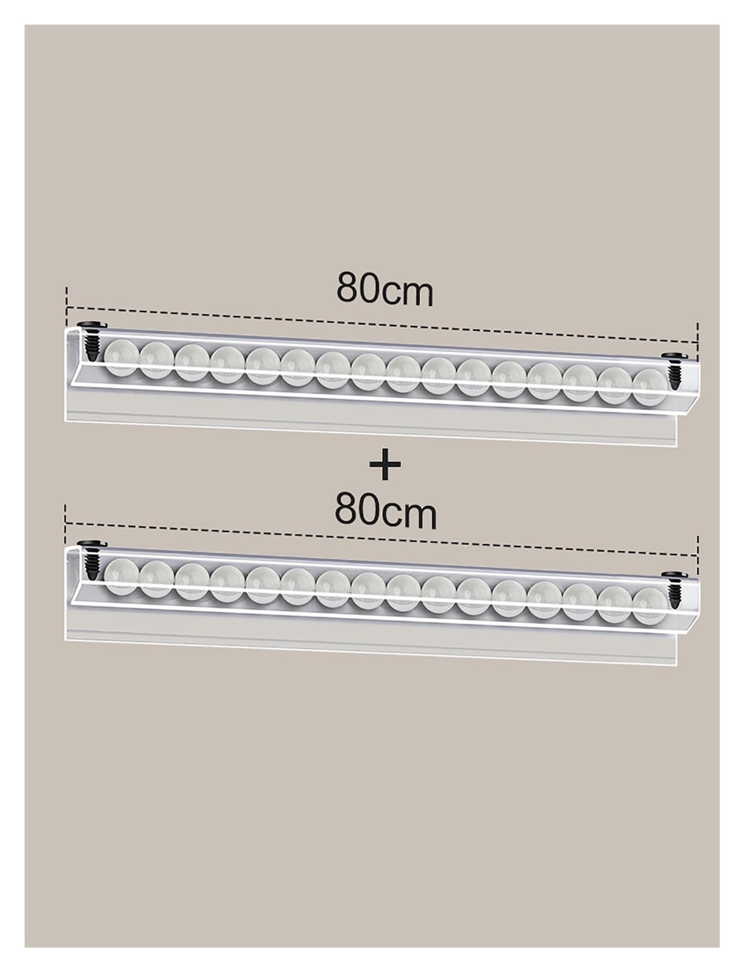 Rechnungshalter, Bestellhalter, Wandhalterung for Tickets, Belege, PVC-Quittungen – bohrfrei – for die Küchenwand, Haushaltsküche(160cm/62.9in)